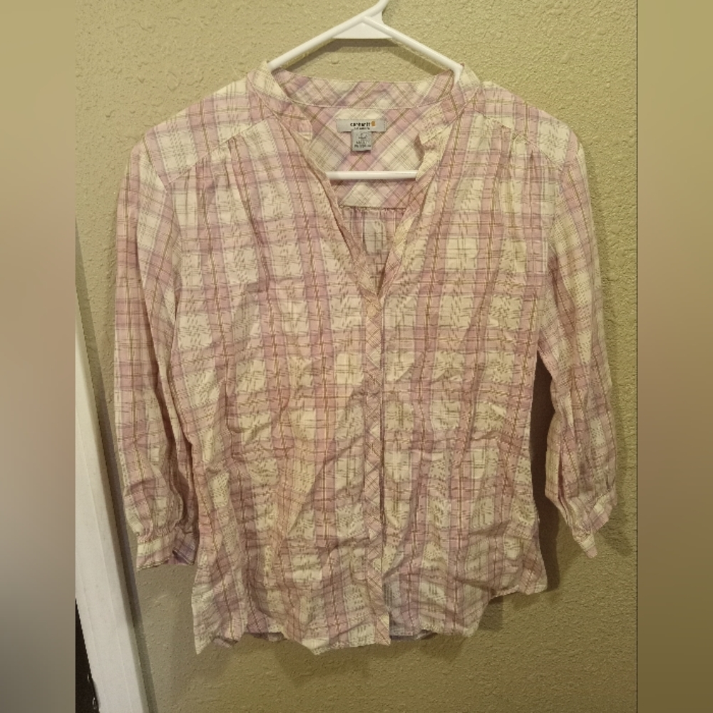 Carhartt Women's Plaid Button-Up Top